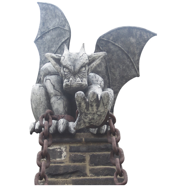 Stone Gargoyle With Chains Cardboard Cutout Standup